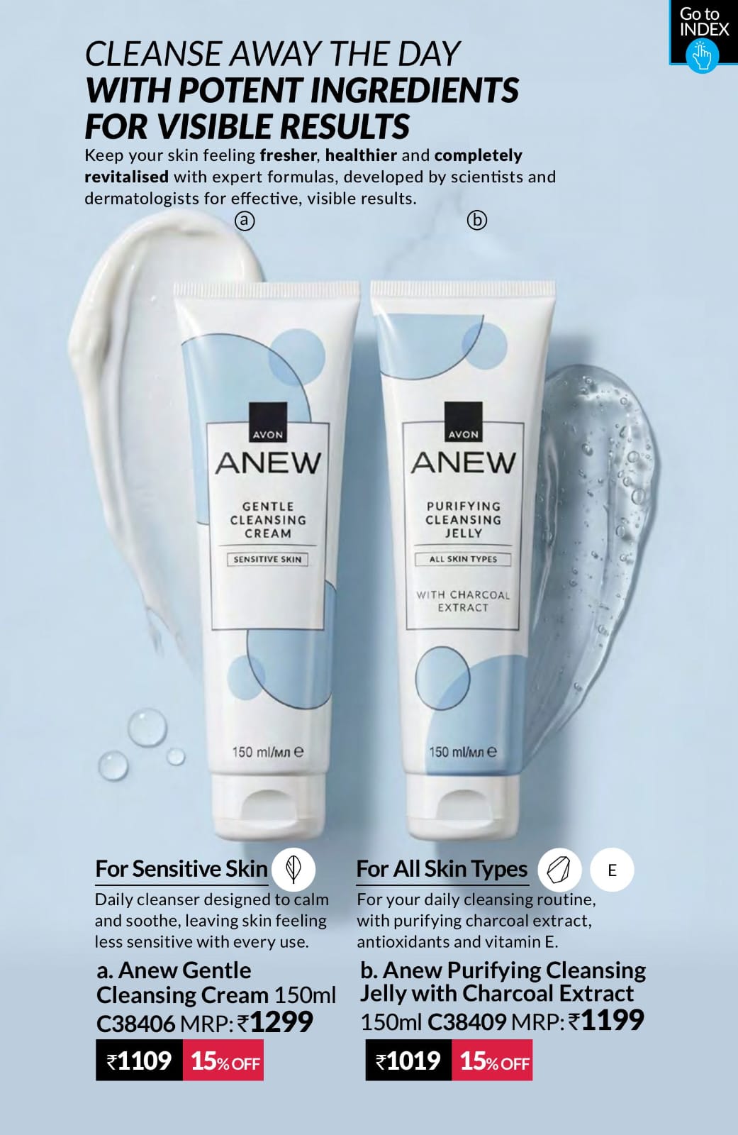 APJ Anew Purifying Cleansing Jelly With Charcoal 150ml - Image 1