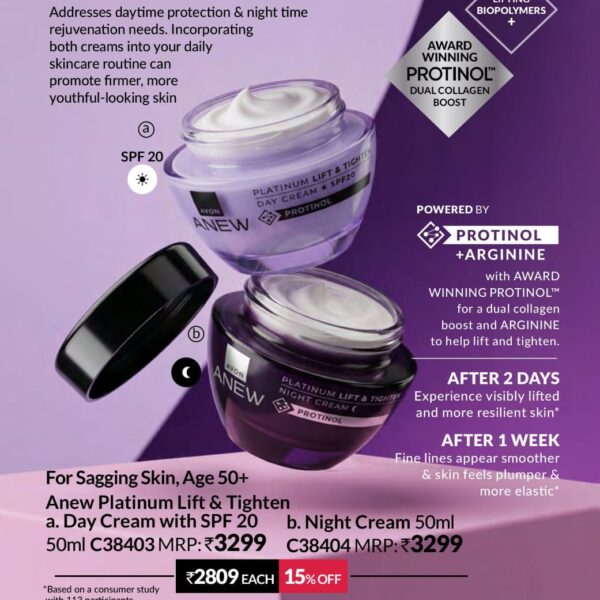 Anew Platinum Lift & Tighten Day cream
