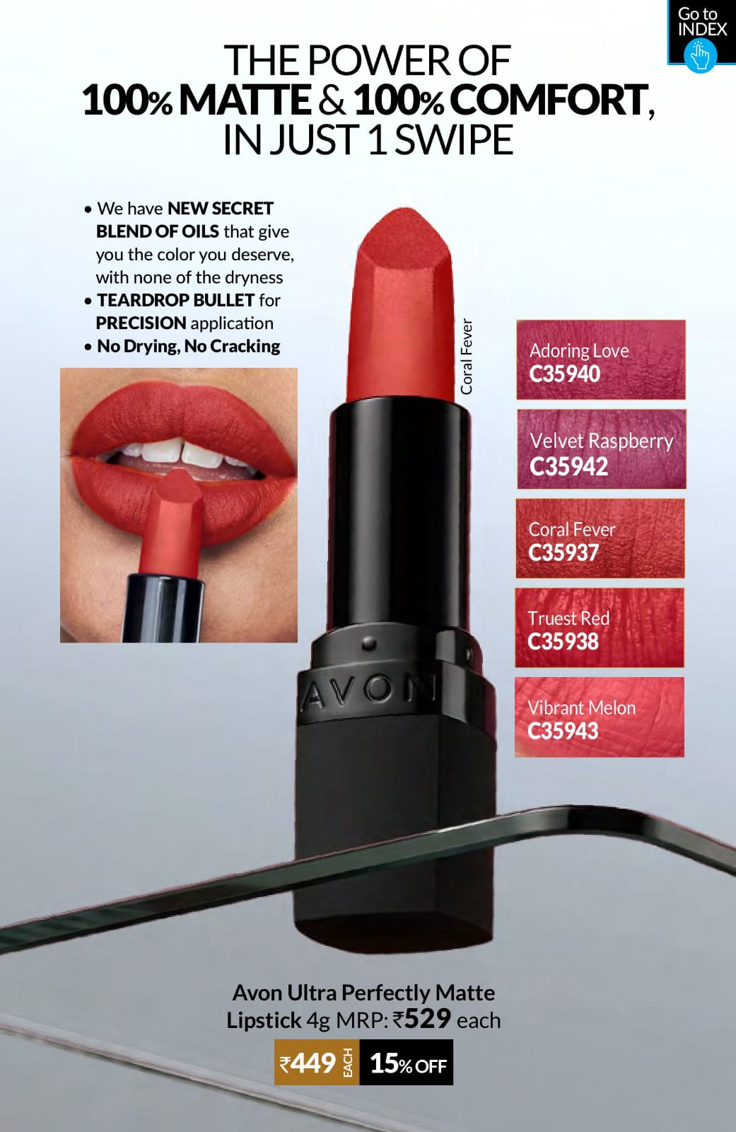Avon Ultra Lipstick Avon Ultra Perfectly Matte Lipstick - Image 1
