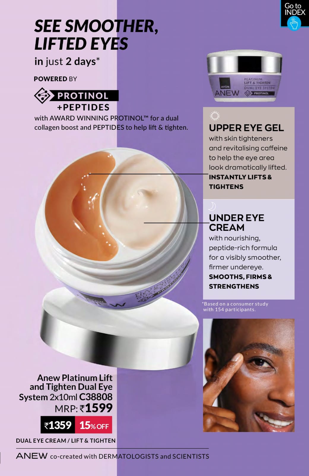 ES Anew Platinum Lift & Tighten Dual Eye System - Image 1