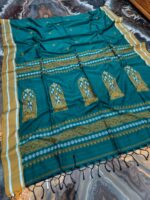 New maslight cotton Banaras Saree - Image 7