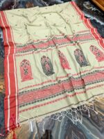 New maslight cotton Banaras Saree - Image 8