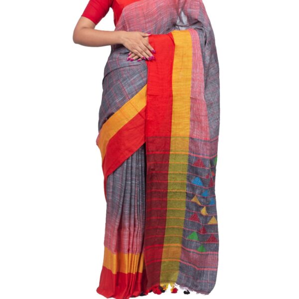 EXCLUSIVE PRIMIUM QUALITY KACHVANGA KHADI COTTON  SAREE