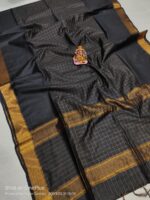 Moslin Tasar Silk Saree - Image 2