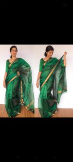 Moslin Tasar Silk Saree - Image 3