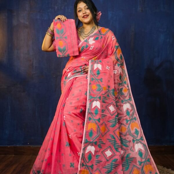 New Dhakai Jamdani Saree