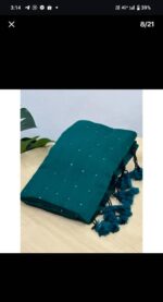 Pure Khadi Sequence  saree - Image 9
