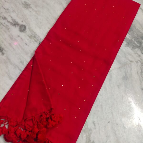 Pure Khadi Sequence  saree