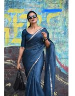 Moslin Kota Silk Saree - Image 5