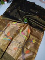 Metrial Tissue Line Paithani Pallu With Blouse Saree - Image 9