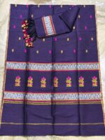 Original joyshri lilen with maslite Saree - Image 4