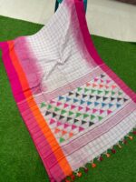 EXCLUSIVE PRIMIUM QUALITY KACHVANGA KHADI COTTON  SAREE - Image 7