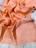 Original Reshom Jayasree Linen Saree - Image 3