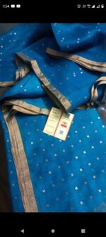 EXCLUSIVE PRIMIUM QUALITY PURE RESHOM SIKUAENS SAREE - Image 14
