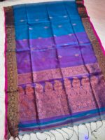 Pure Handwork Muslin Saree - Image 13