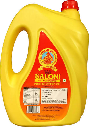 Saloni mustered oill (সরিষার তেল) 5L