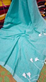 Pure Khadi Sequence  saree - Image 28