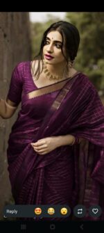 Moslin Tasar Silk Saree - Image 21