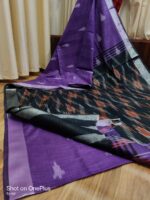 Primium Quality Linen Ikkat Design Saree - Image 18