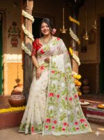 New Dhakai Jamdani Saree - Image 9