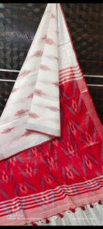 Primium Quality Linen Ikkat Design Saree - Image 21
