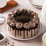 Chocolate Flowers Cake 1/2 pound