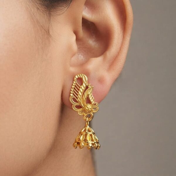 Small Mayur Pankh Earring (kaner) 40