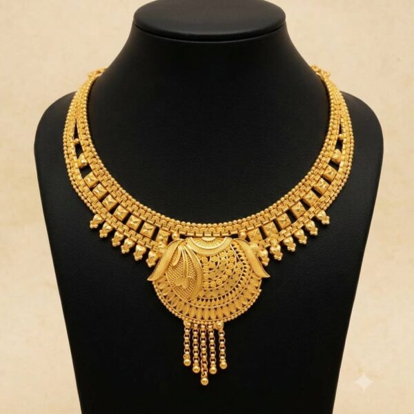 Mayur pankh gold-plated choker set 320